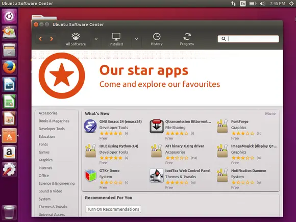 Ubuntu Sofware Center