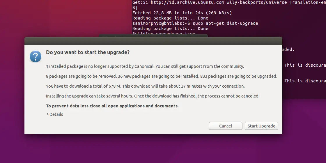 install package ubuntu