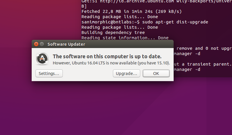 upgrade Ubuntu 15.10