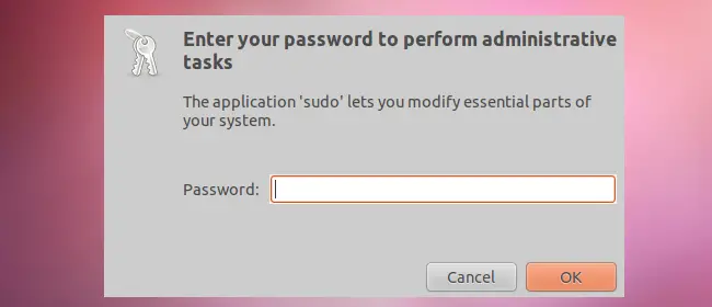 ubuntu sudo says no protocol specified